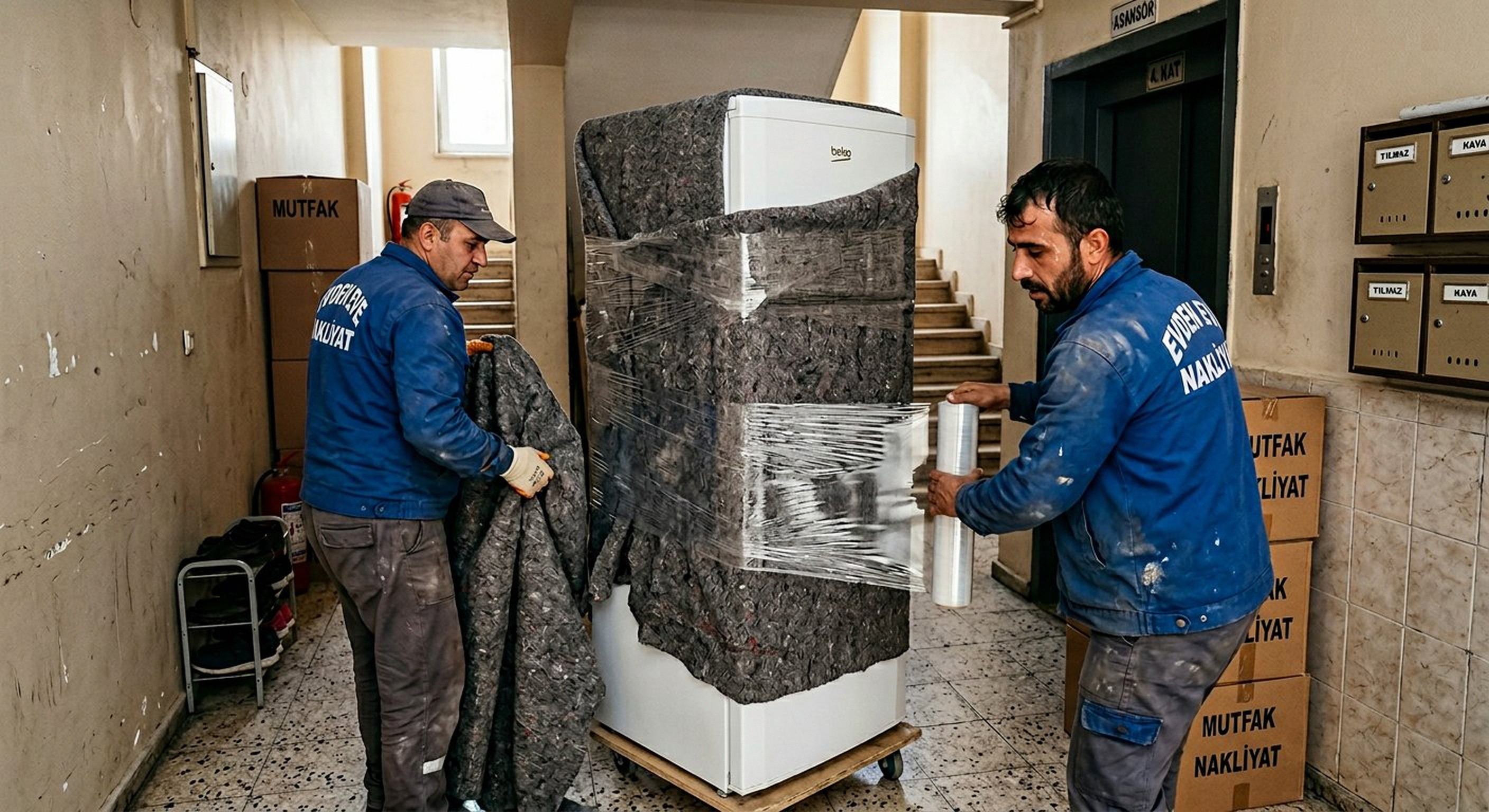 Buzdolabını ev içinde kontrollü ilerletme