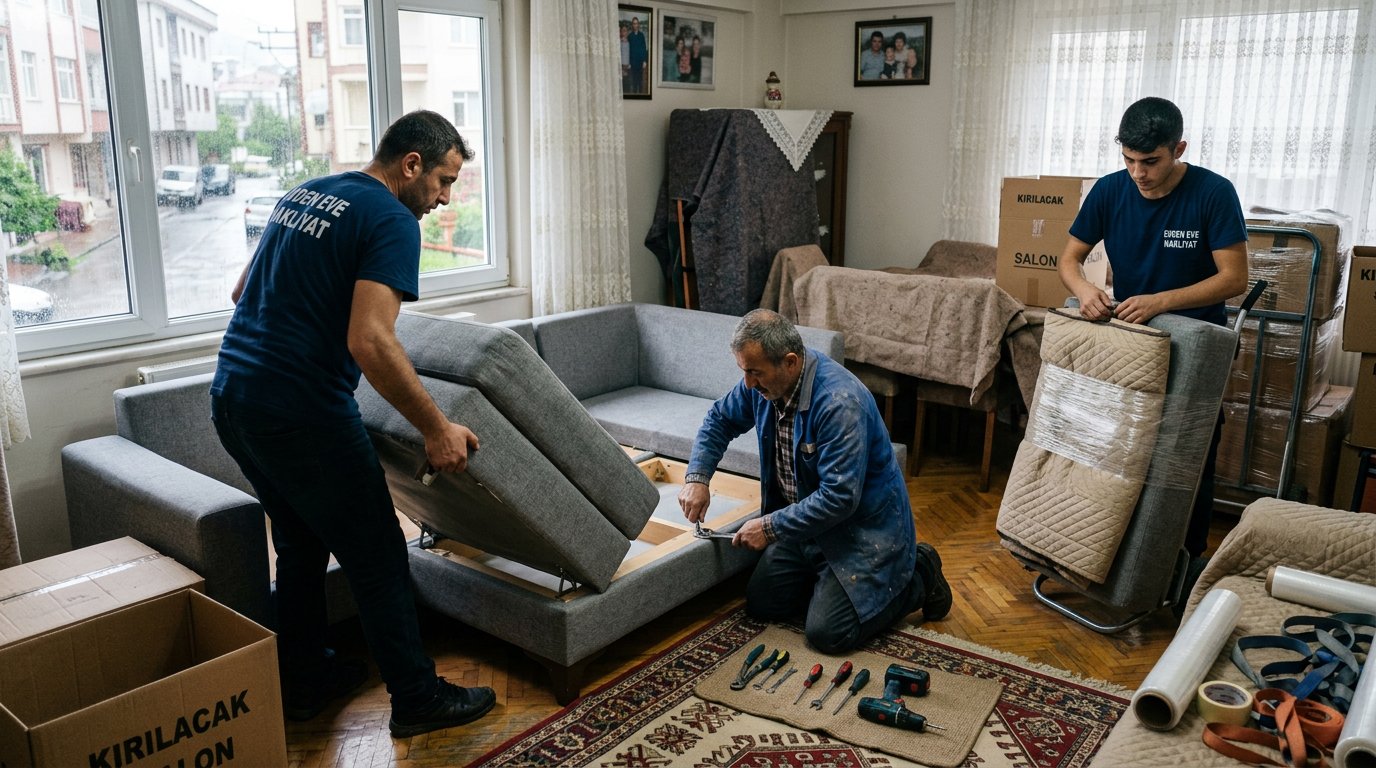 Koltuk modulunu sevk oncesi hazirlama