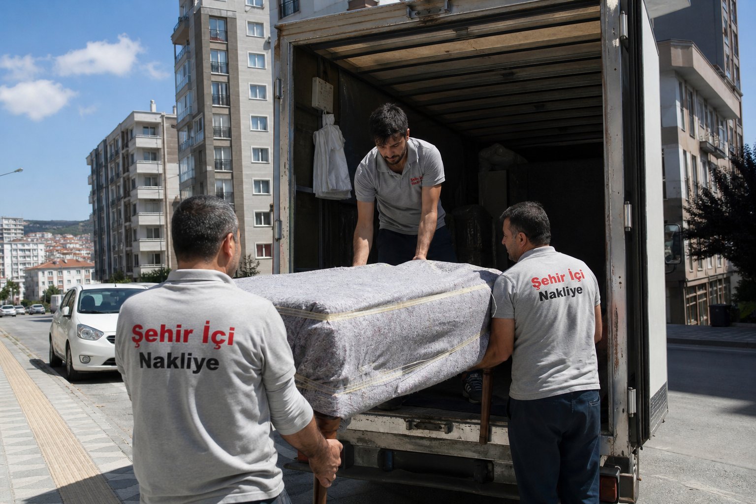 Sarilmis yatak ile sehir ici nakliye