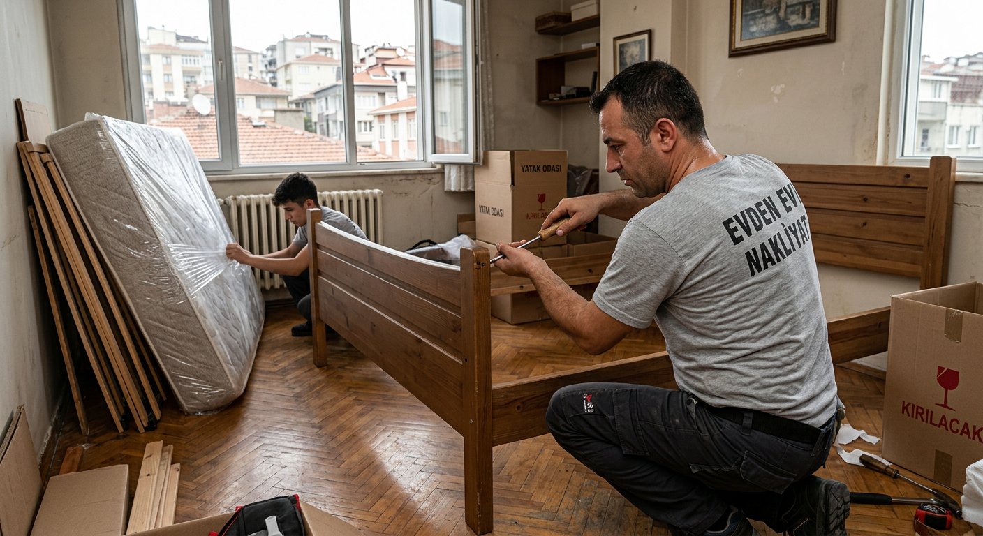 Uzun ahsap parcalari tasinmaya hazirlama